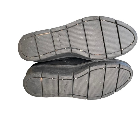 Clarks Airabell Style Womens Bootie Black Suede US Size 7.5 M - Picture 9 of 10